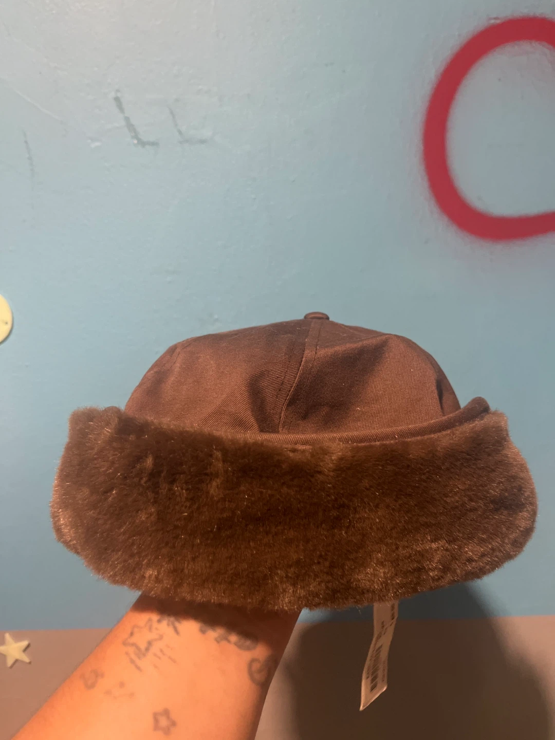 Supreme Earflap 6-Panel Hat - Brown S/M - photo 3