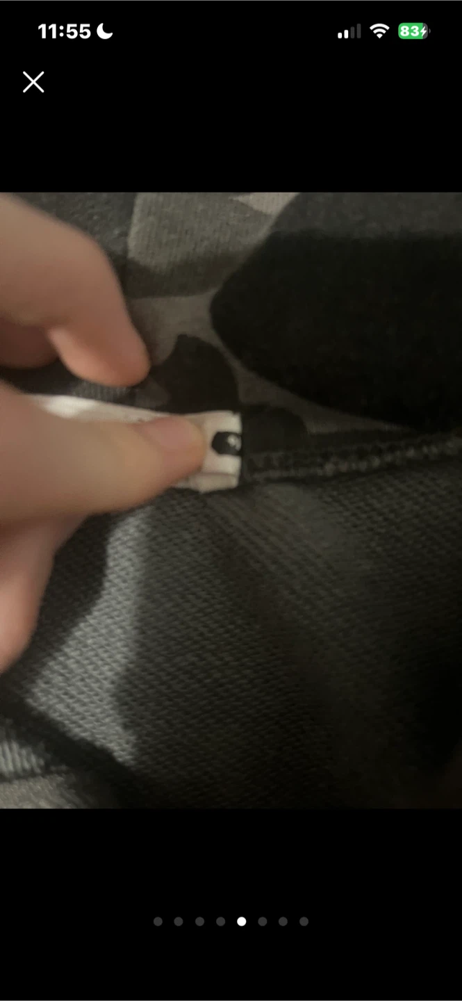 A Bathing Ape Camo Shark Zip-Up Hoodie - photo 4