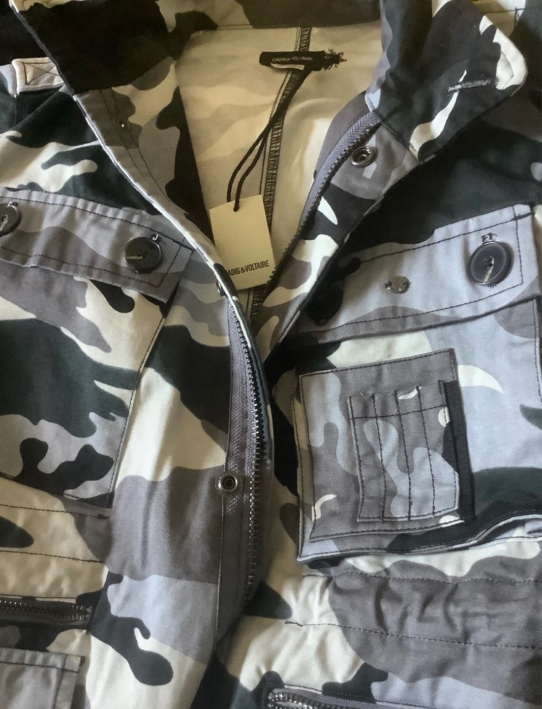 Brand new with tag Zadig & Voltaire KOLA CAMO Jacket - photo 3