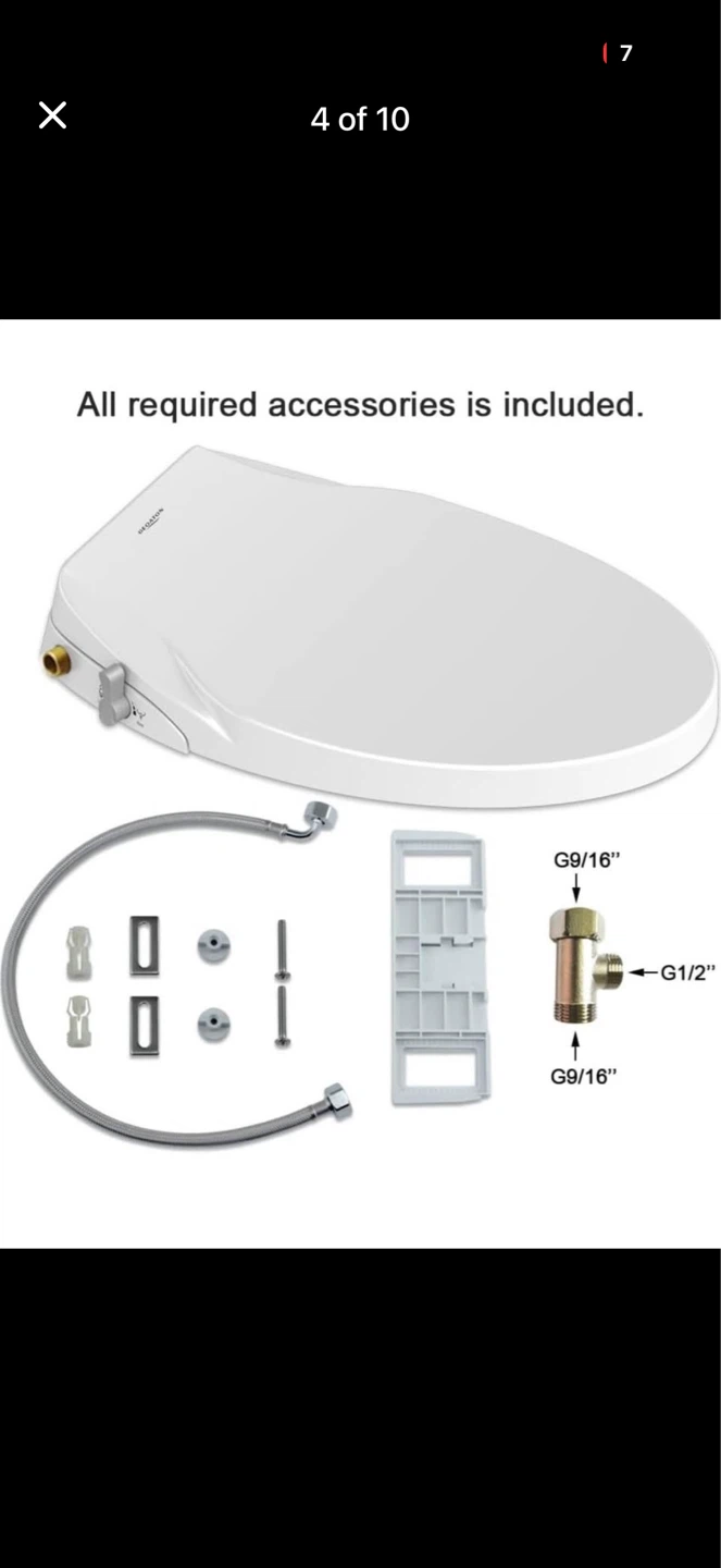 New GEOATON Bidet Toilet Seat with Dual Nozzle