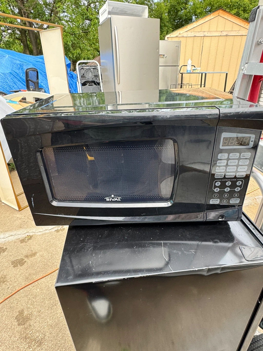 Rival Black Microwave Oven