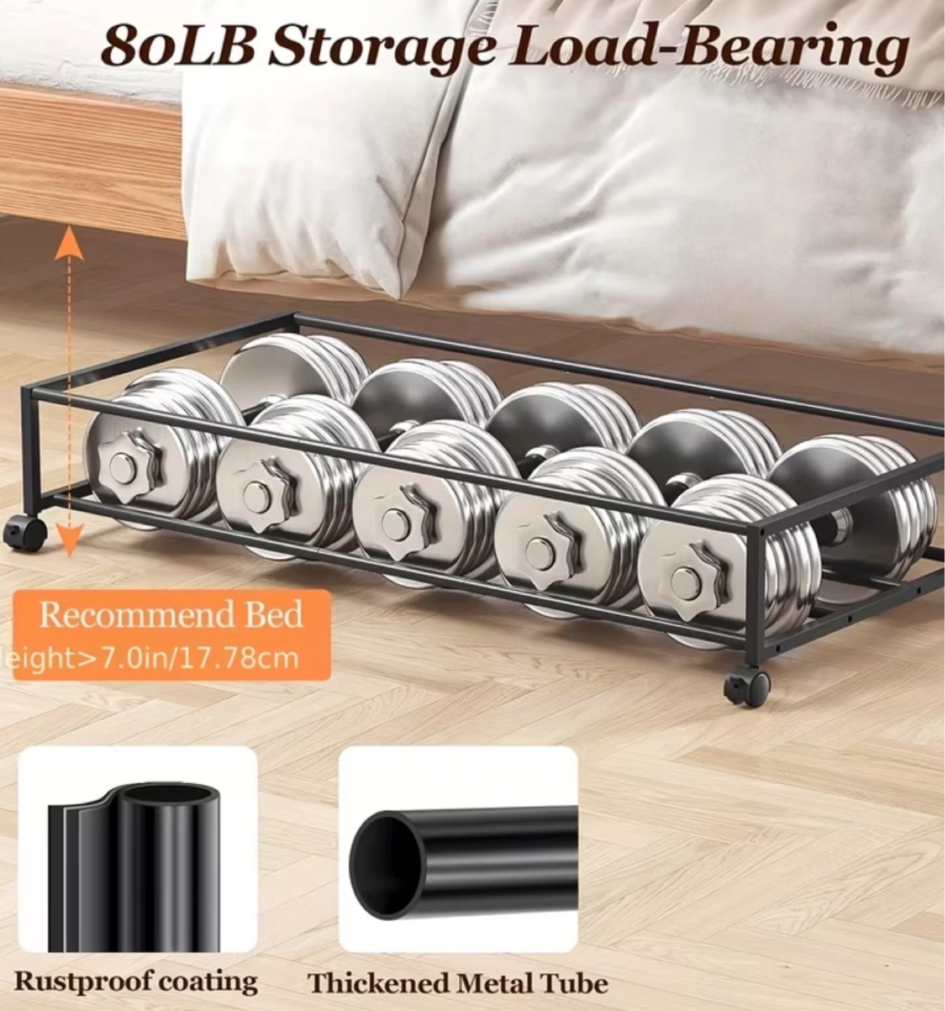 New Under-Bed Storage Container with Wheels - photo 4