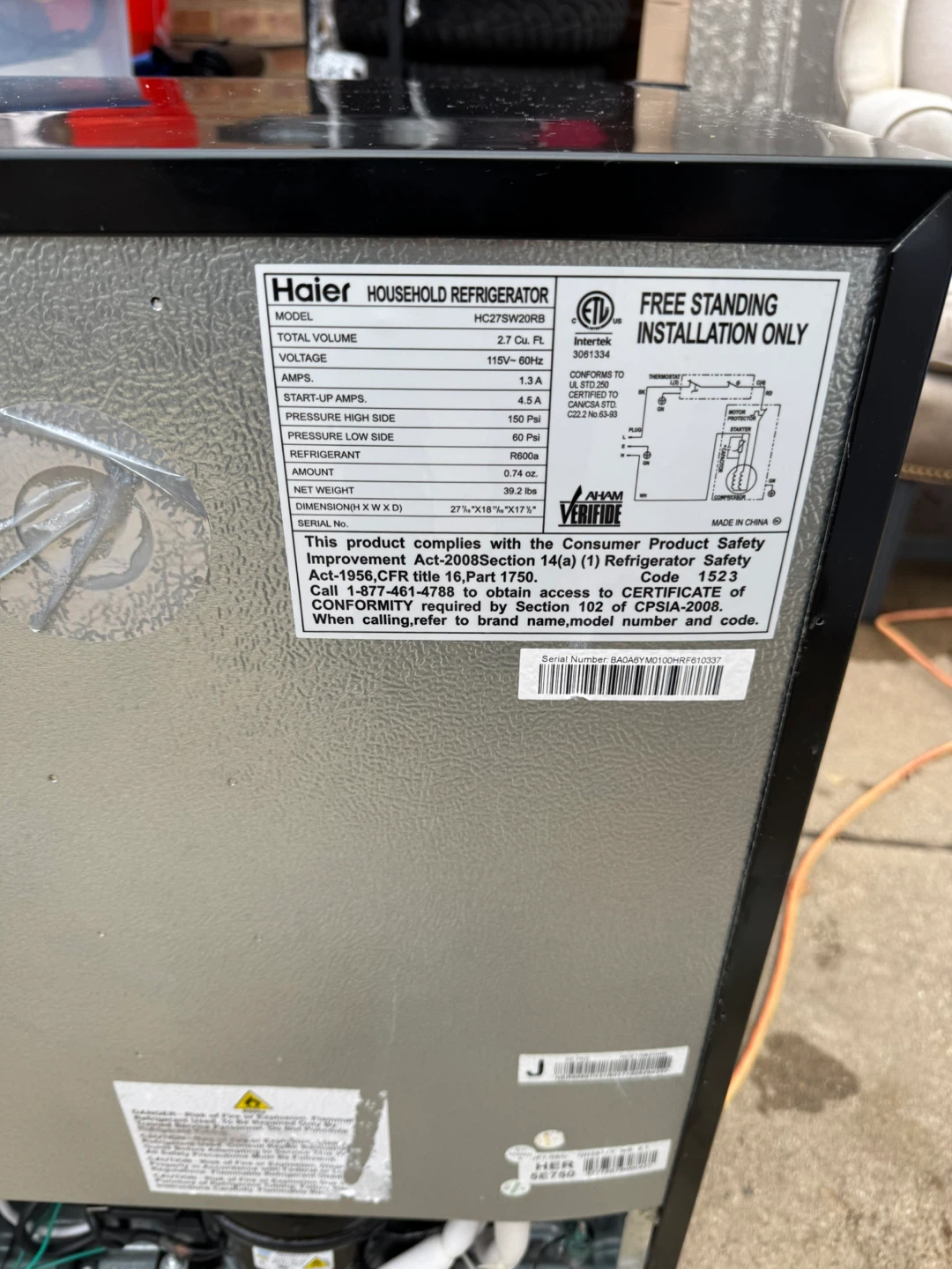 Haier Household Refrigerator - photo 3