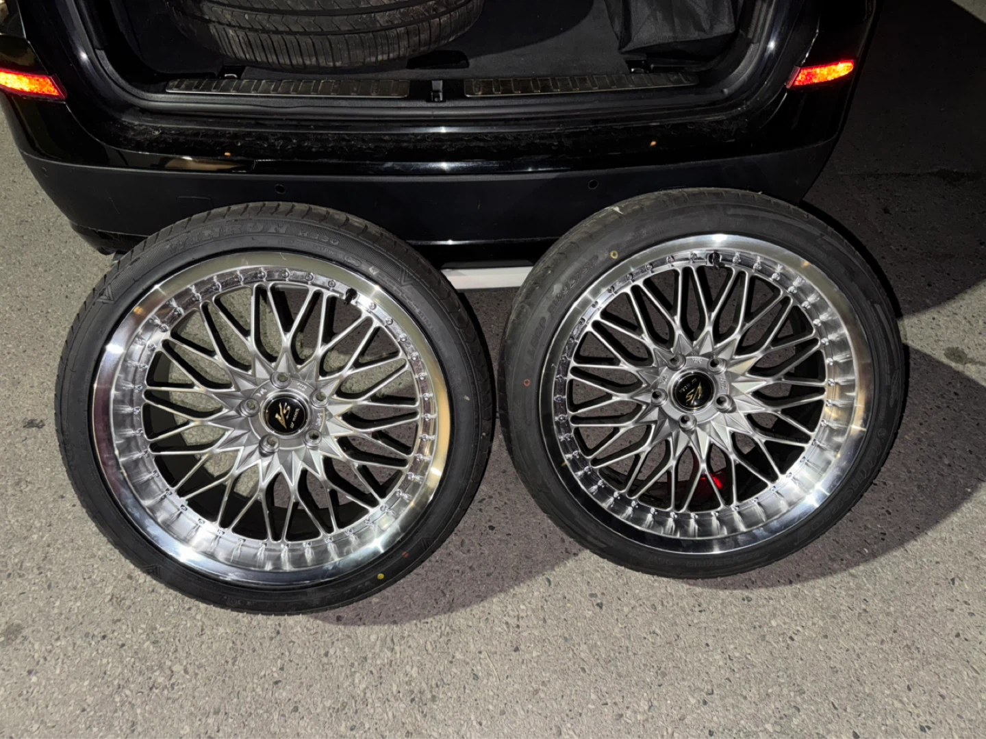 New BBS reps works vs wheels with tires