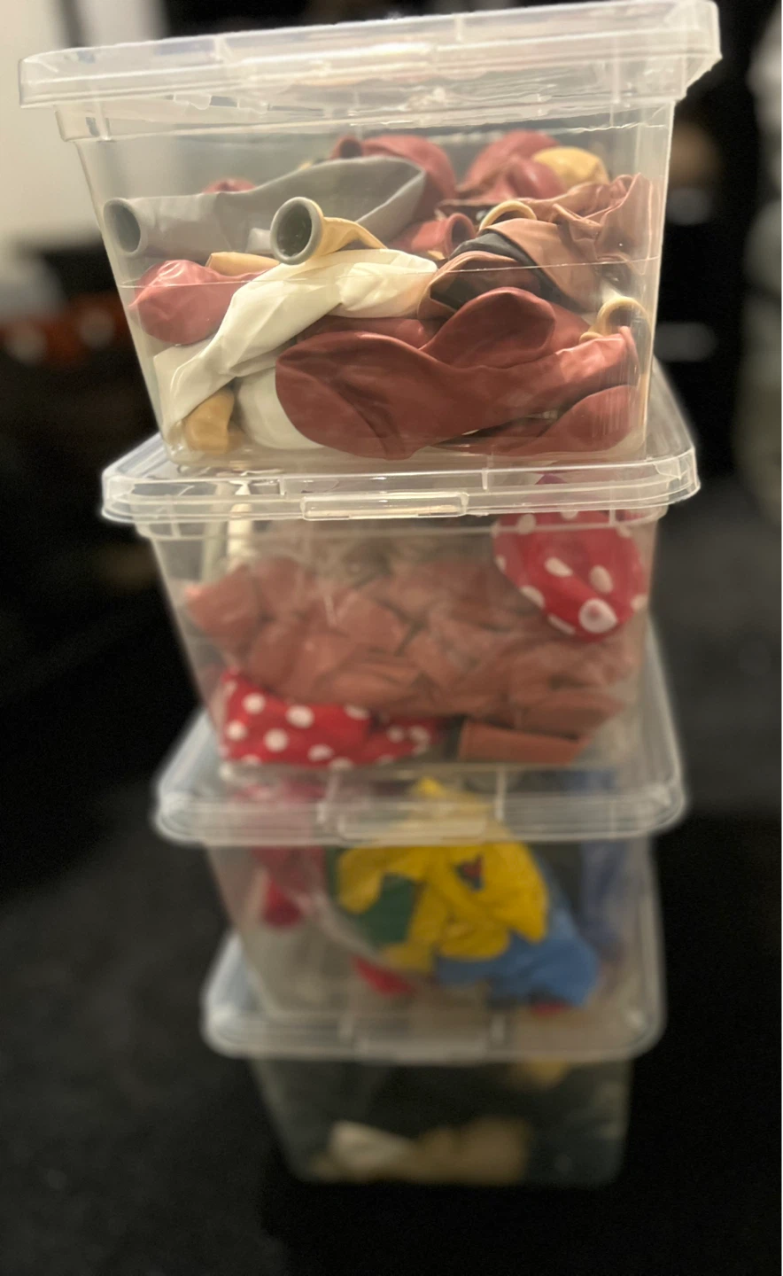 Assorted Balloons in Storage Bins - photo 2
