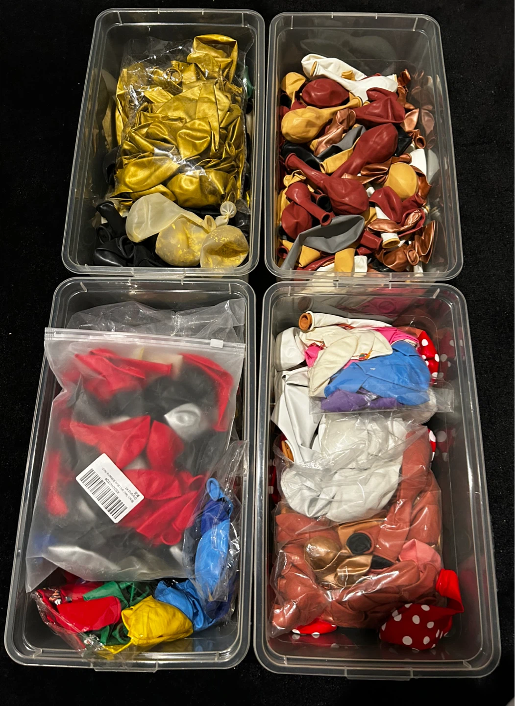 Assorted Balloons in Storage Bins - photo 3