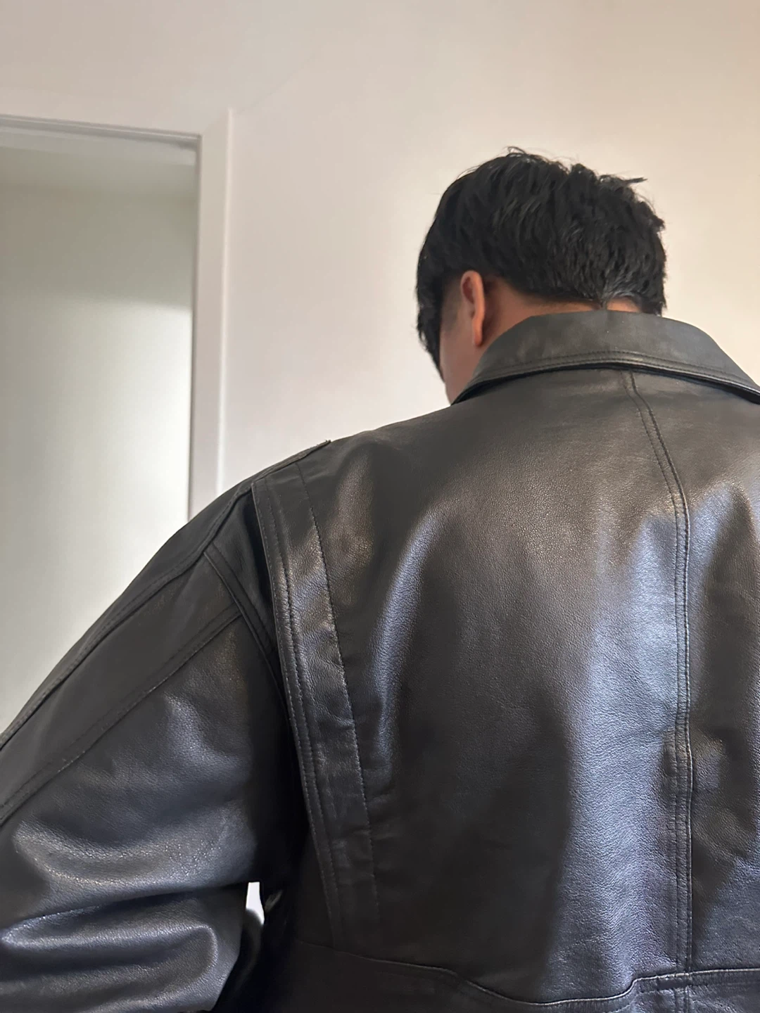 Protocol Black Leather Jacket L/G (42-44) - photo 4