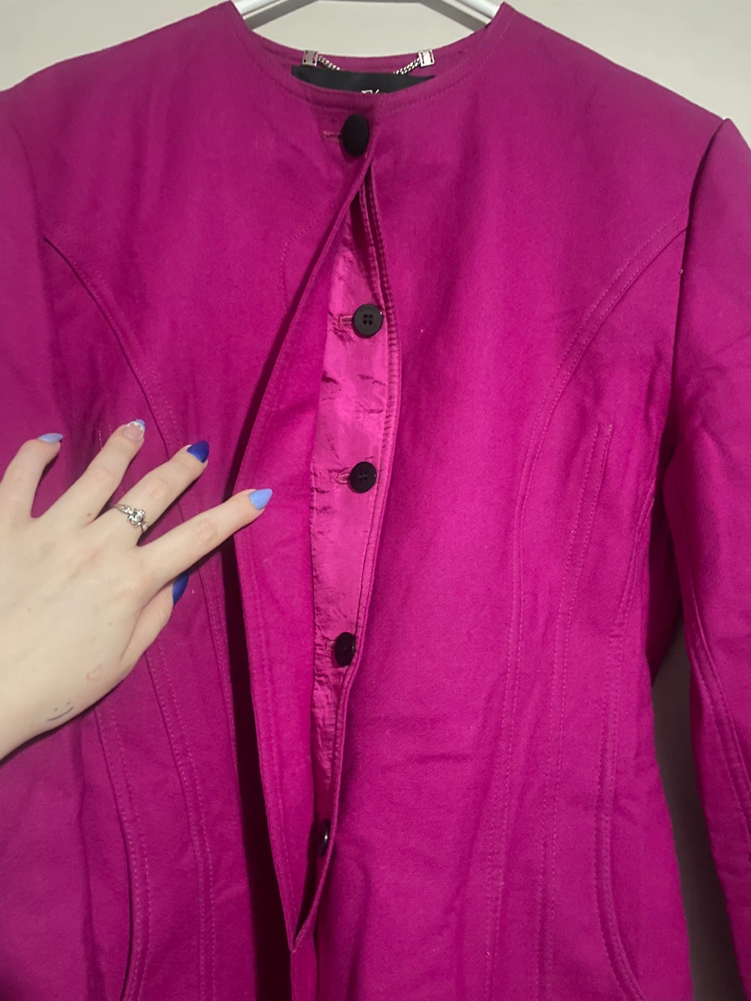 Louis Féraud Magenta Jacket - photo 2