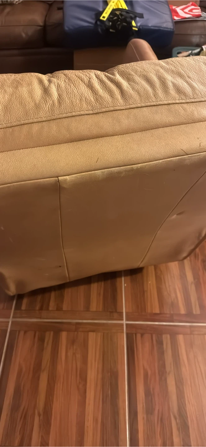 Tan Leather Recliner Chair