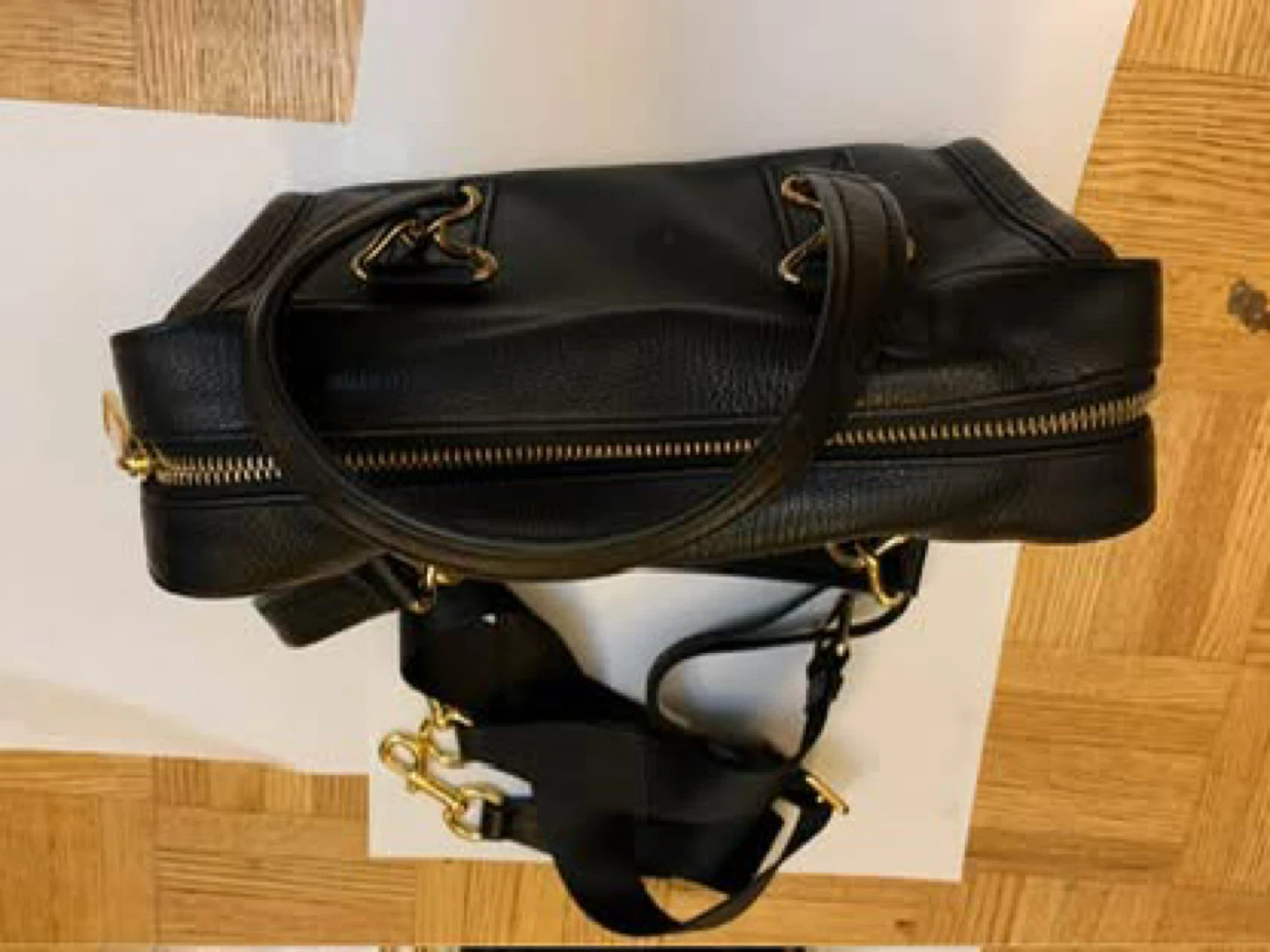 Black Marc Jacobs Leather Satchel Bag used two times - photo 3