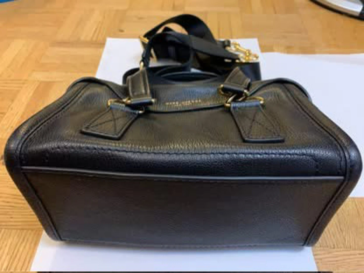 Black Marc Jacobs Leather Satchel Bag used two times