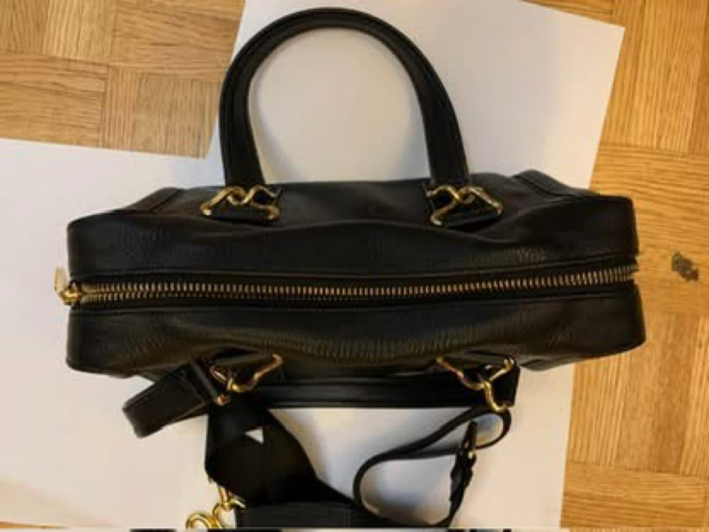 Black Marc Jacobs Leather Satchel Bag used two times - photo 4
