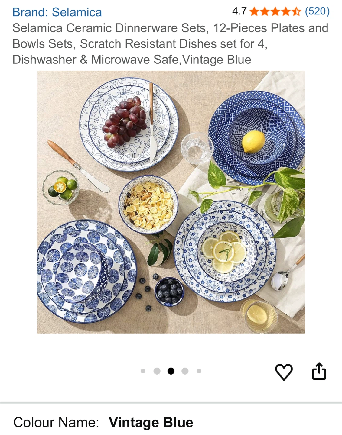 Selamica Ceramic Dinnerware Set - 12 Pieces - photo 4