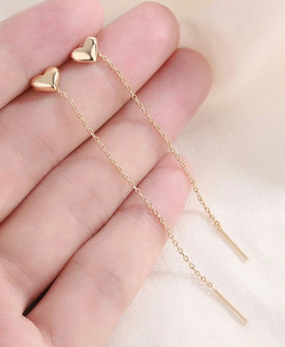Heart decor earrings - photo 4