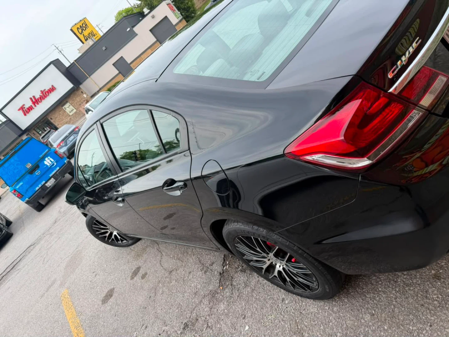 Black Honda Civic Sedan