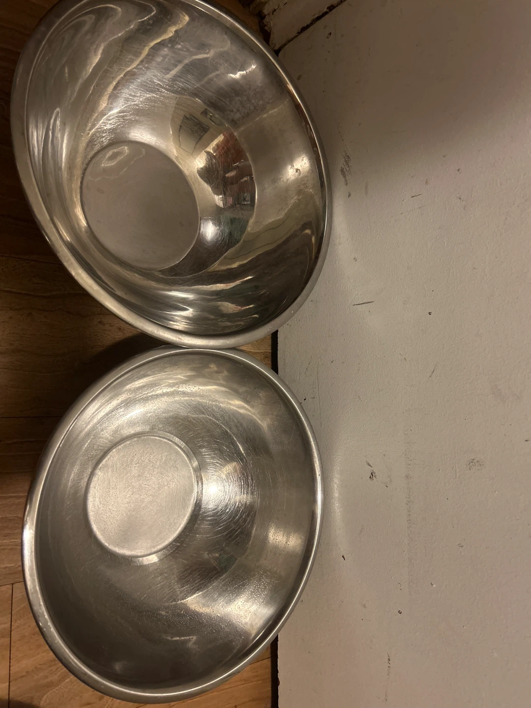 2 Stainless Steel Mixing Bowls for $5 each