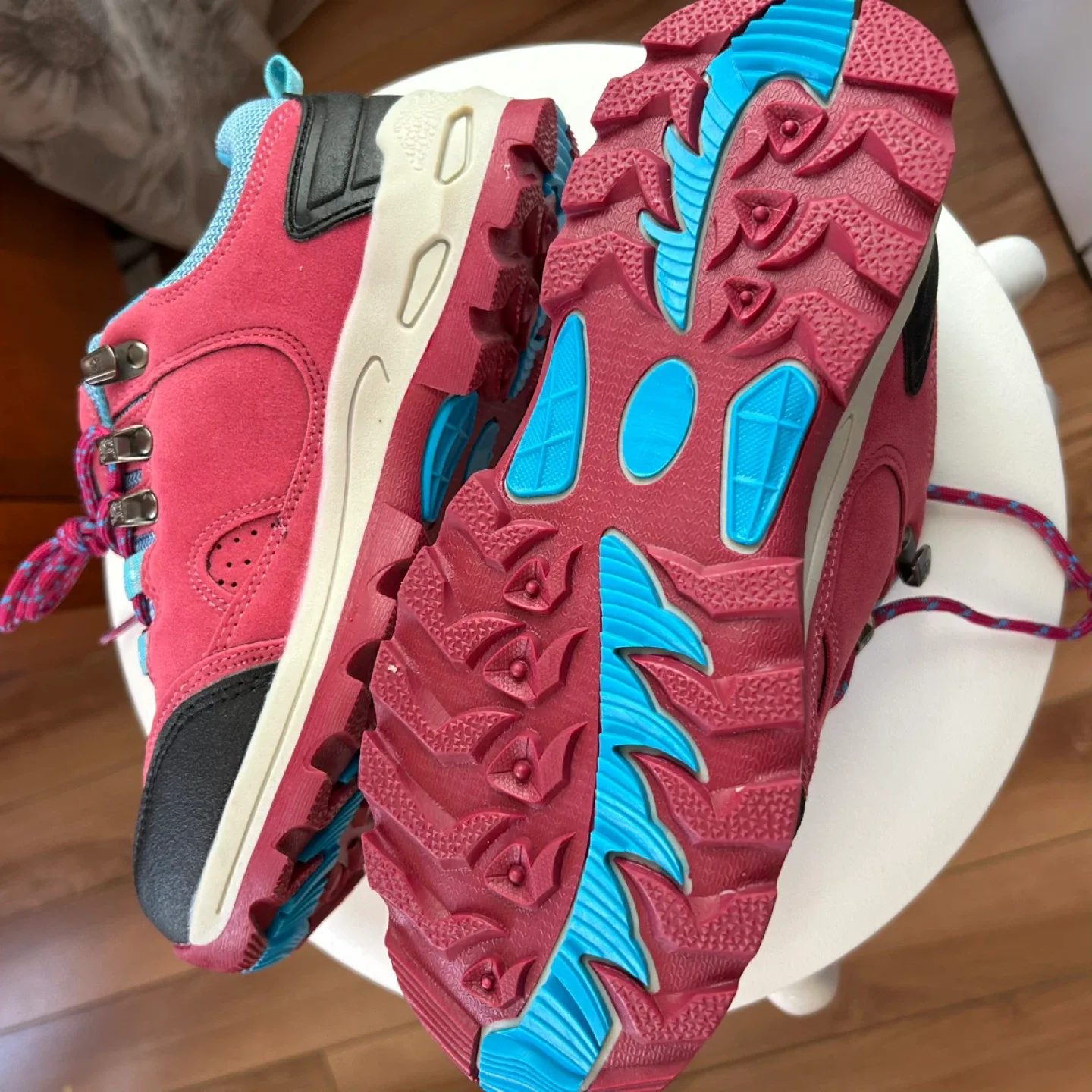 Camel Outdoor Hiking Shoes - Pink/Blue - photo 4