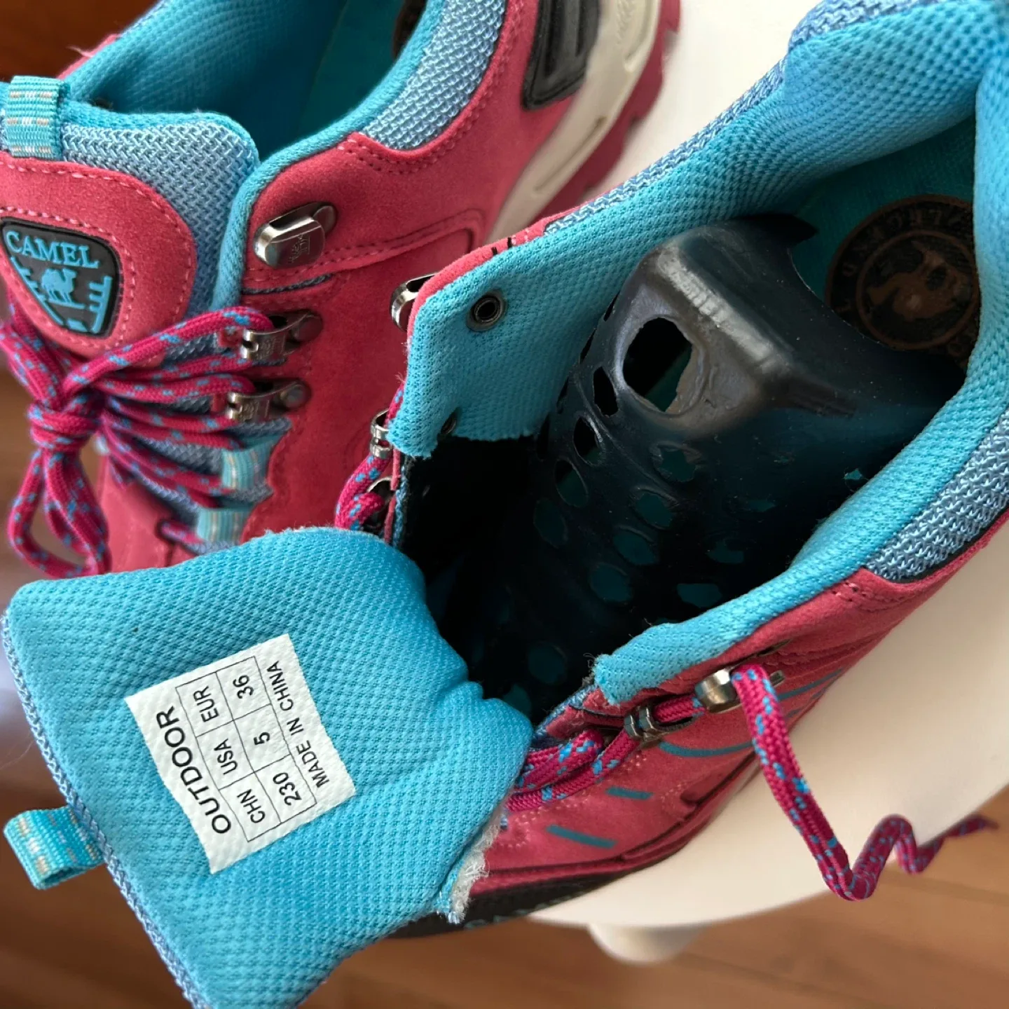 Camel Outdoor Hiking Shoes - Pink/Blue - photo 3