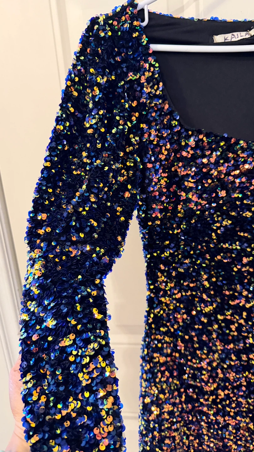Kaila Sequin Mini Dress Size M - photo 2