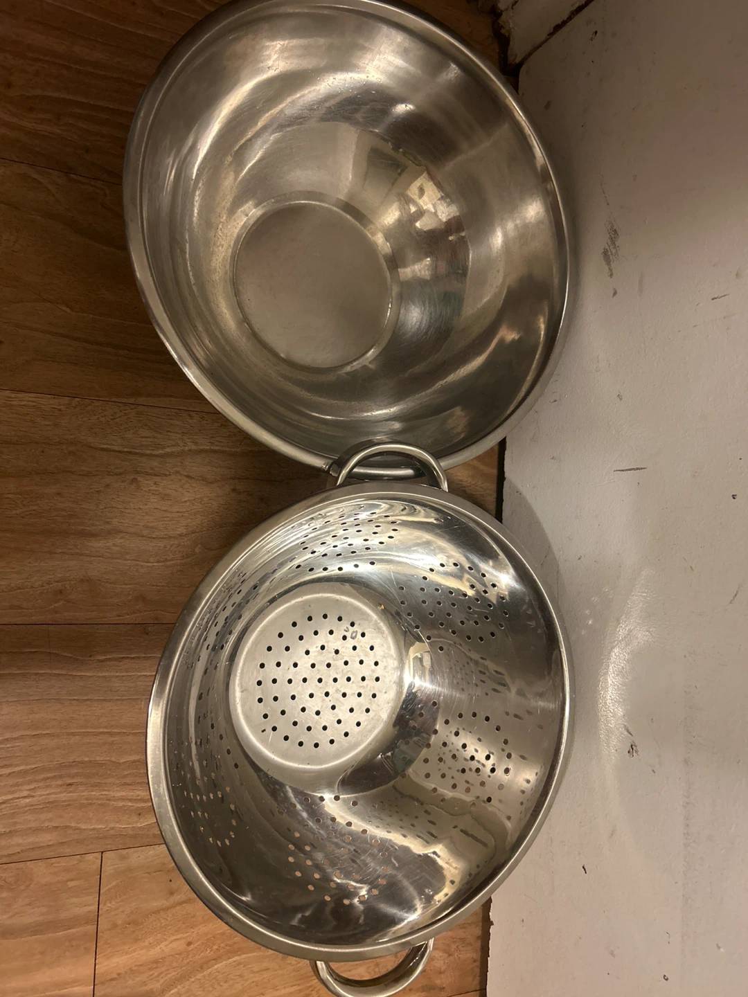 Stainless Steel Mixing Bowls with Colander