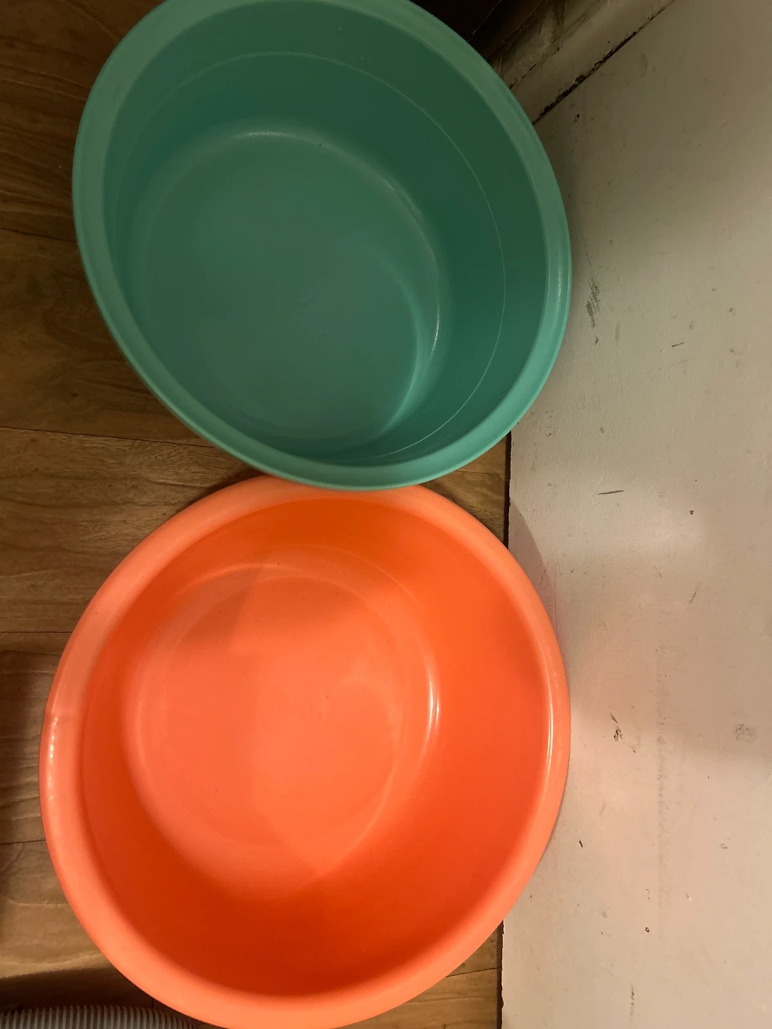 Set of two plastic bowls for $3 each
