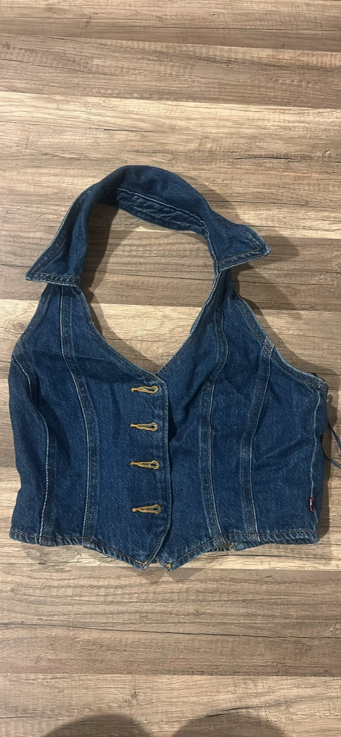 Levi's Denim Halter Vest