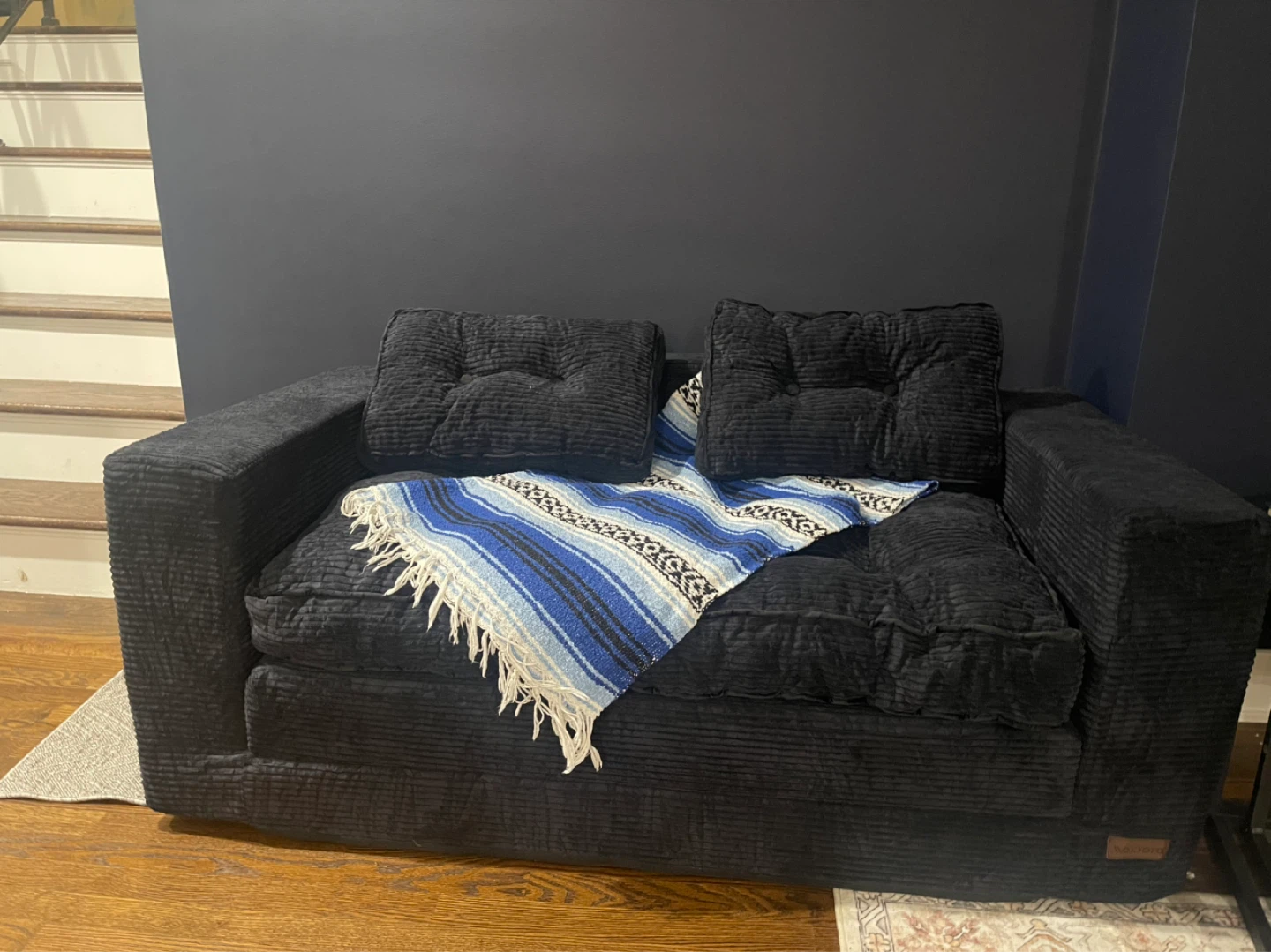 Maxyoto- Convertible Sofa Bed - black