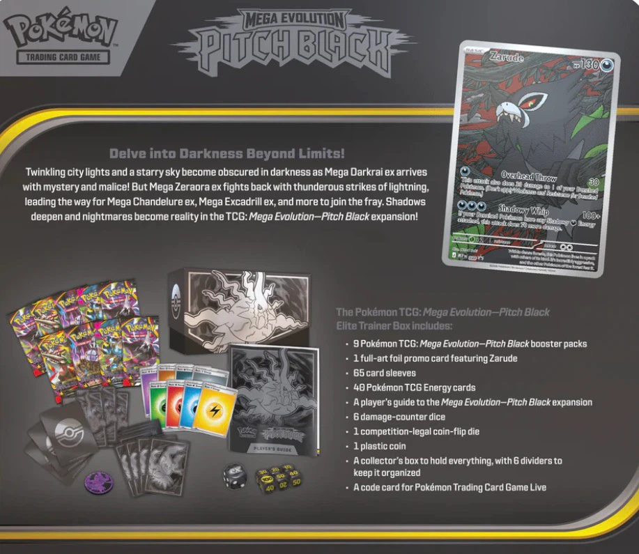Pokemon Center Mega Evolution Pitch Black ETB - photo 3