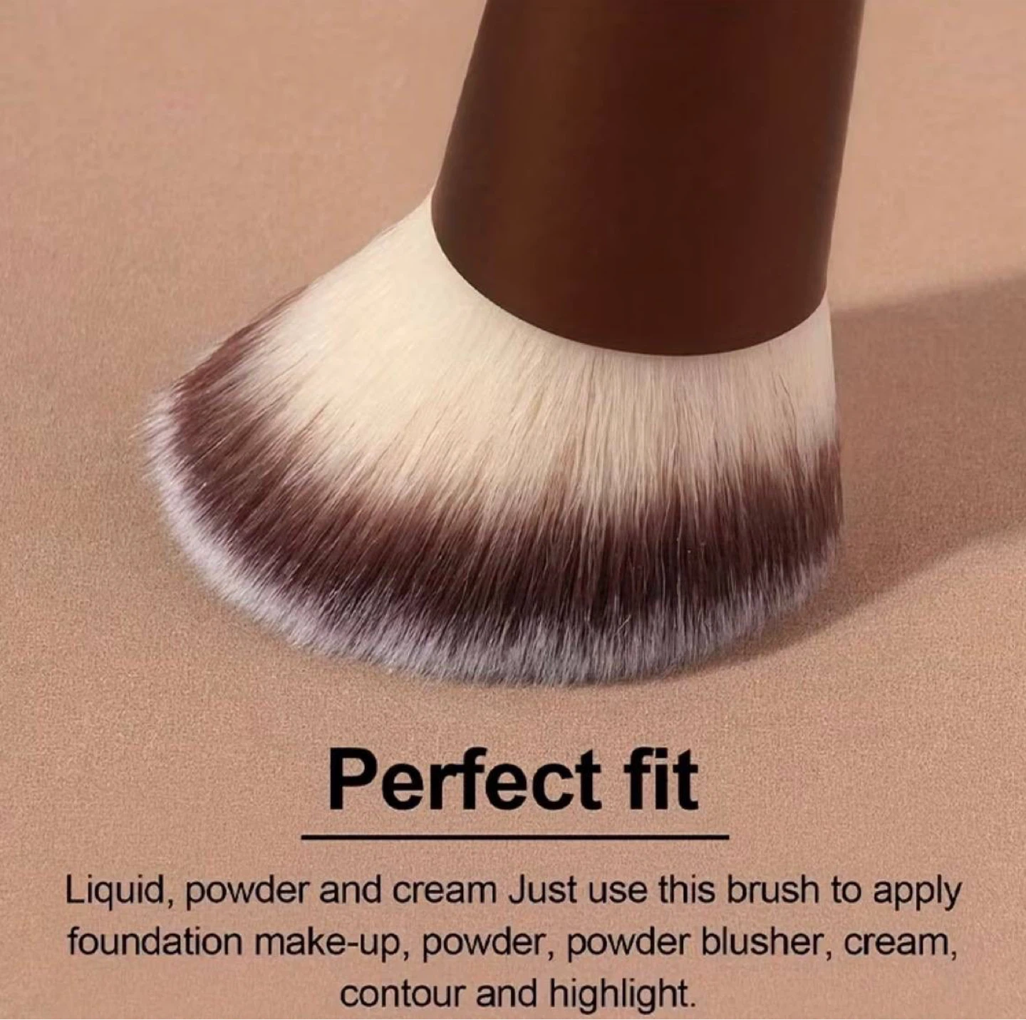 Double-Ended Foundation & Contour Makeup Brush – Set of 2 - photo 5