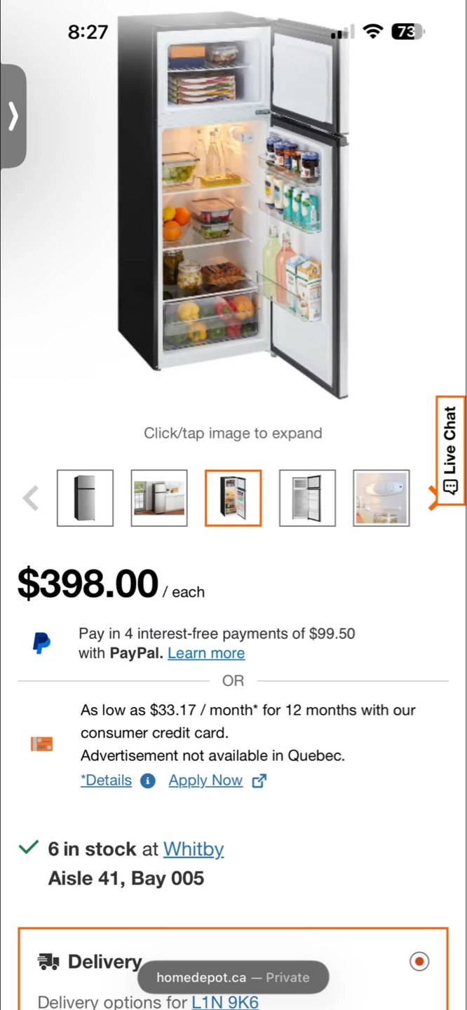 Stainless Steel Top Freezer Refrigerator - photo 2