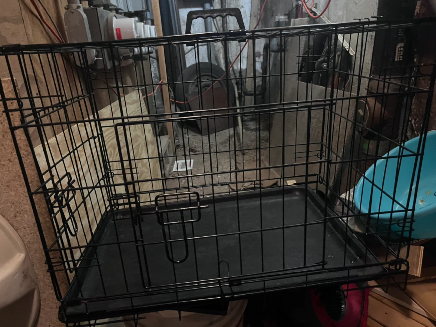 Black Wire Dog Crate