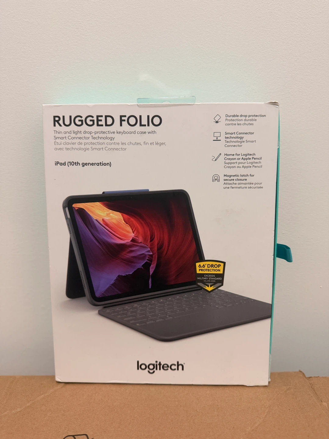 Logitech Rugged Folio Keyboard Case for iPad (10th gen)