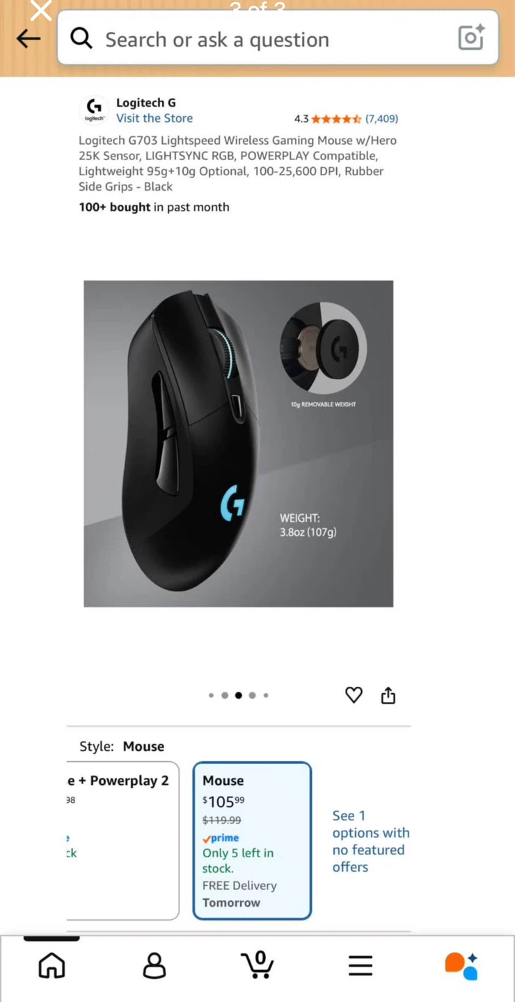 Logitech G305 Lightspeed Wireless Gaming Mouse - photo 3