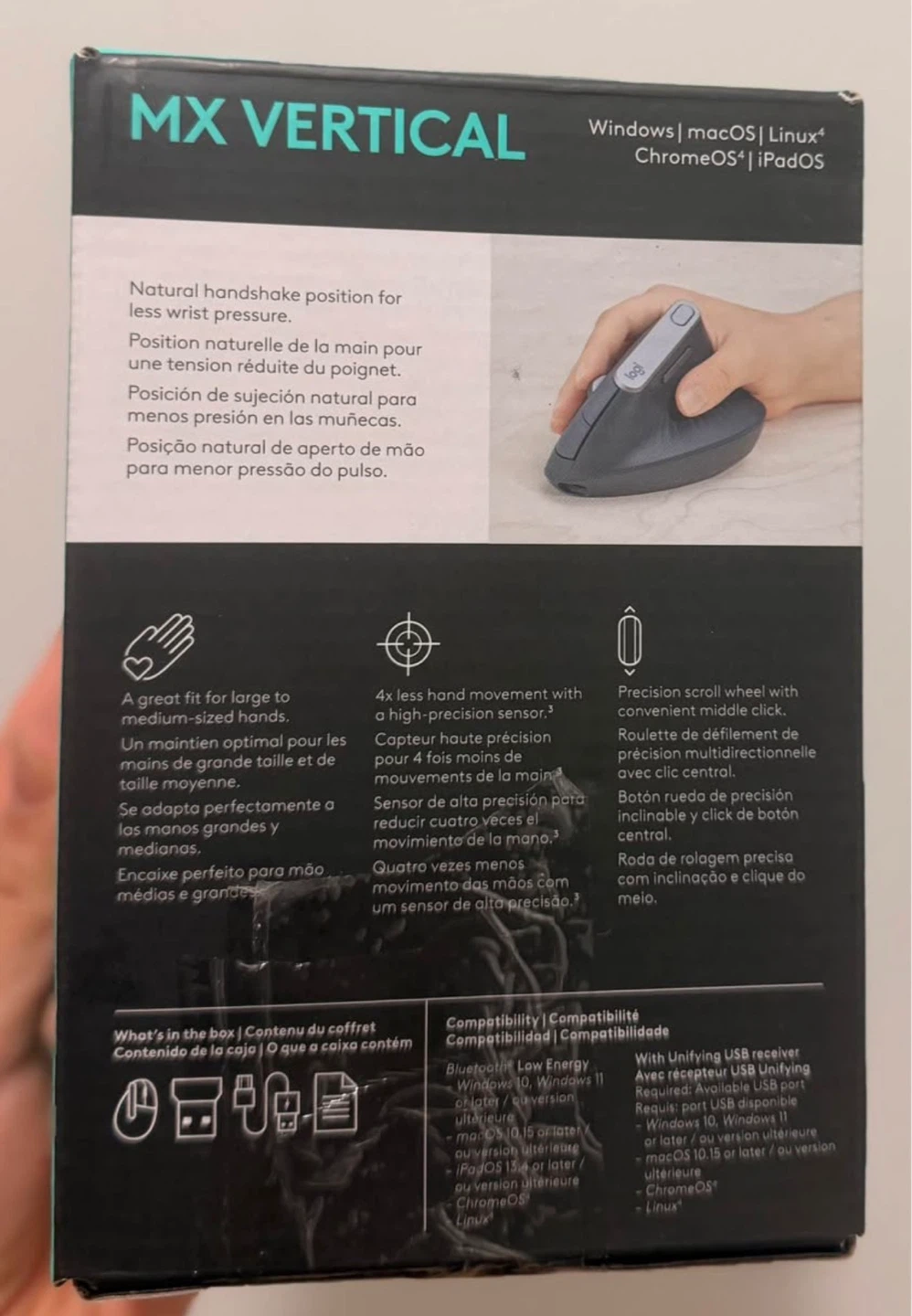 Logitech MX Vertical Advanced Ergonomic Mouse - photo 3