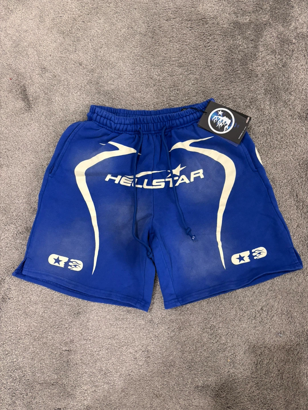 Hellstar Blue Athletic Shorts