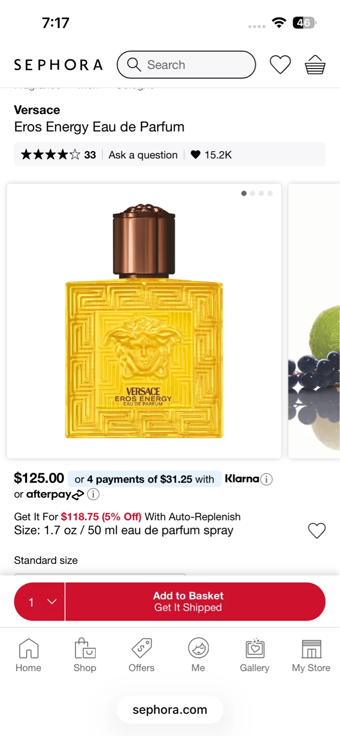 Versace Eros Energy Eau de Parfum 50 ml - photo 4