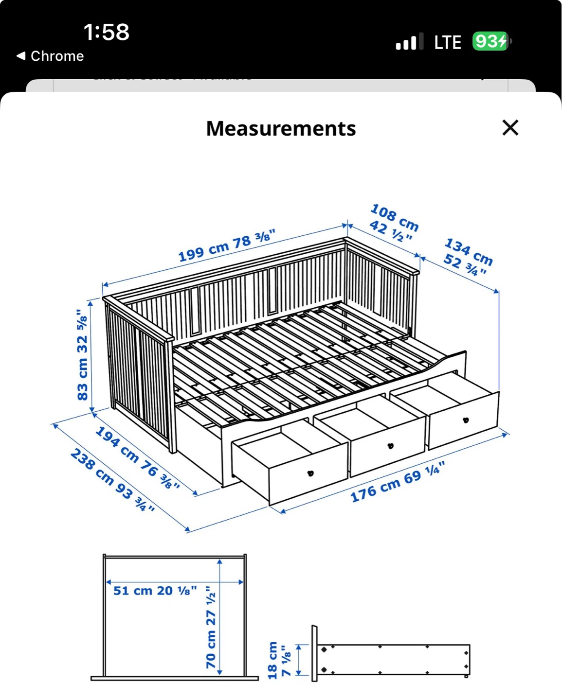 IKEA HEMNES Daybed with 3 Drawers (Twin) - photo 5