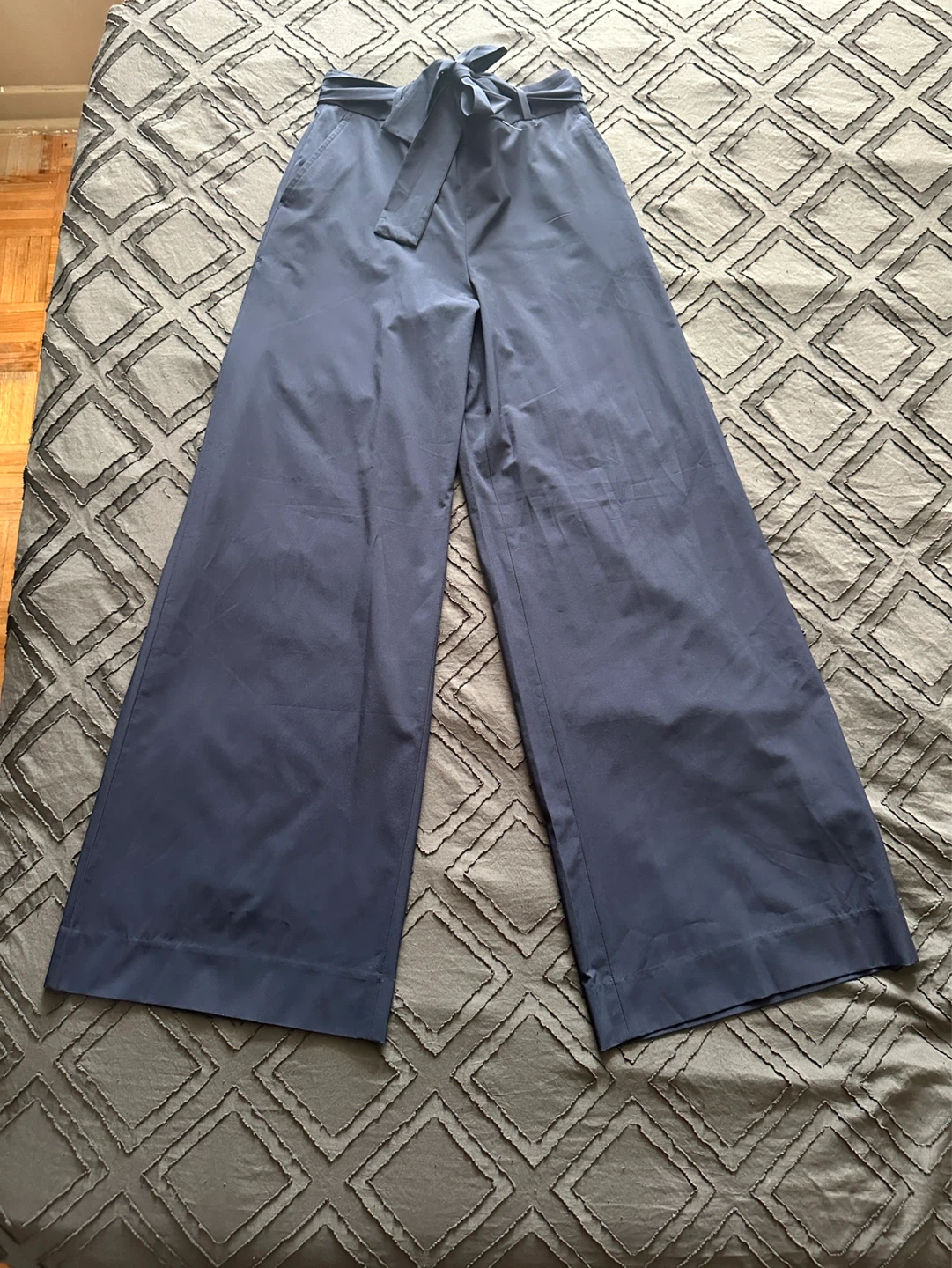 Banana republic wide leg navy trousers - photo 4