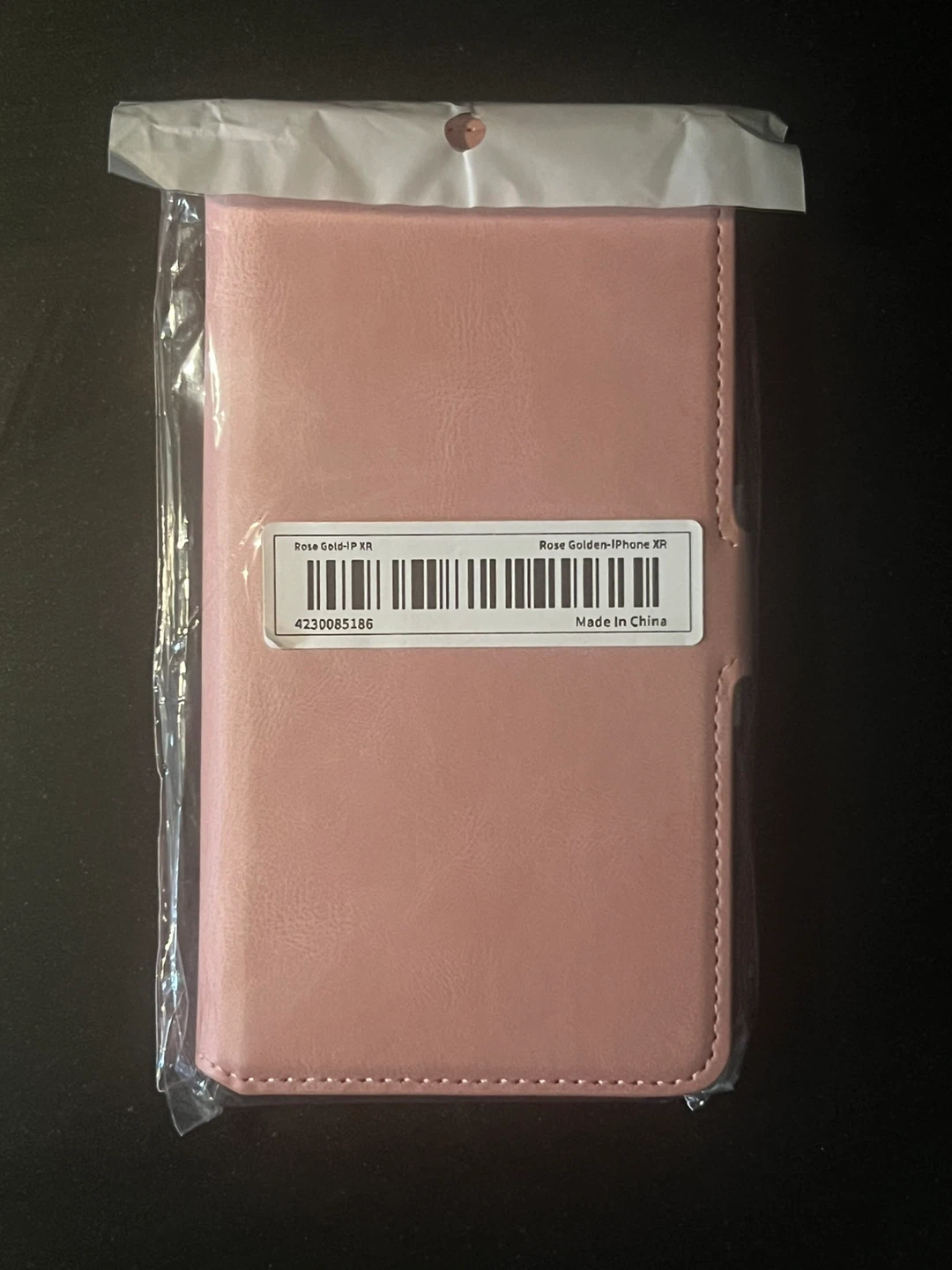 Rose Gold iPhone XR Wallet Case