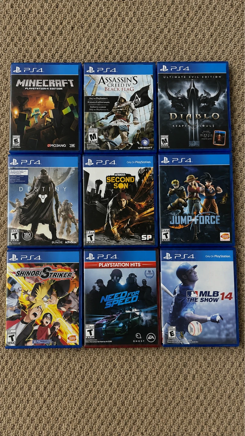 PS4 Games (Look in description for games)