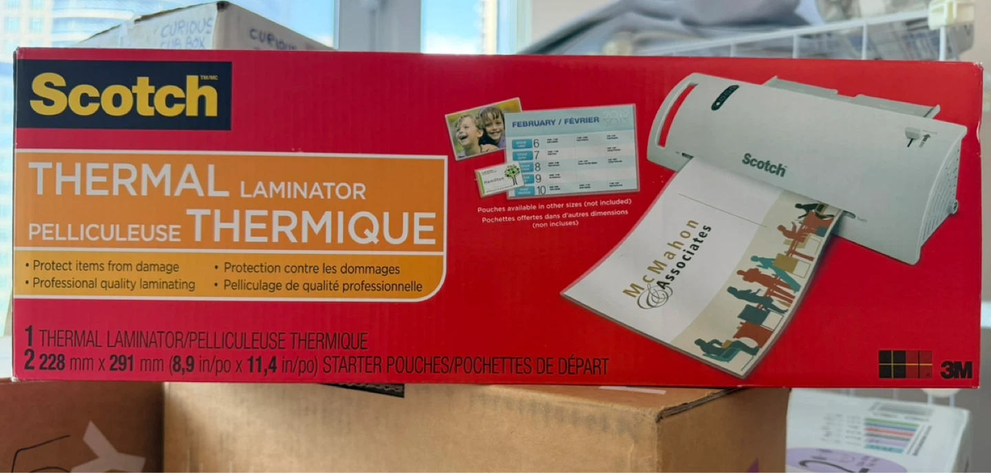 Scotch Thermal Laminator with Starter Pouches