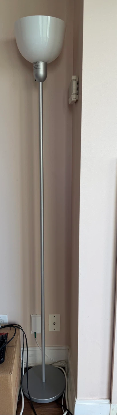 IKEA Silver Floor Lamp