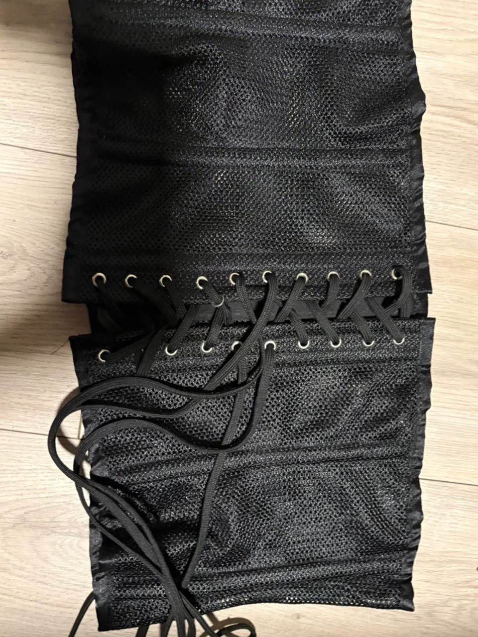 Black Corset with Lacing steel boned- 36 inches - photo 2