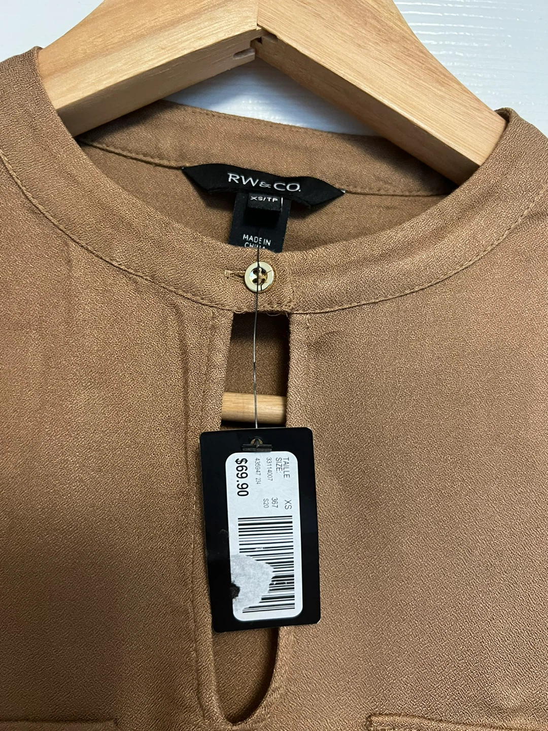 RW&CO. Brown Long Sleeve Button-Up Shirt - photo 3