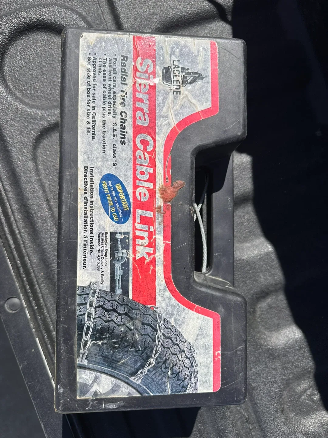 Laclede Sierra Cable Link Radial Tire Chains
