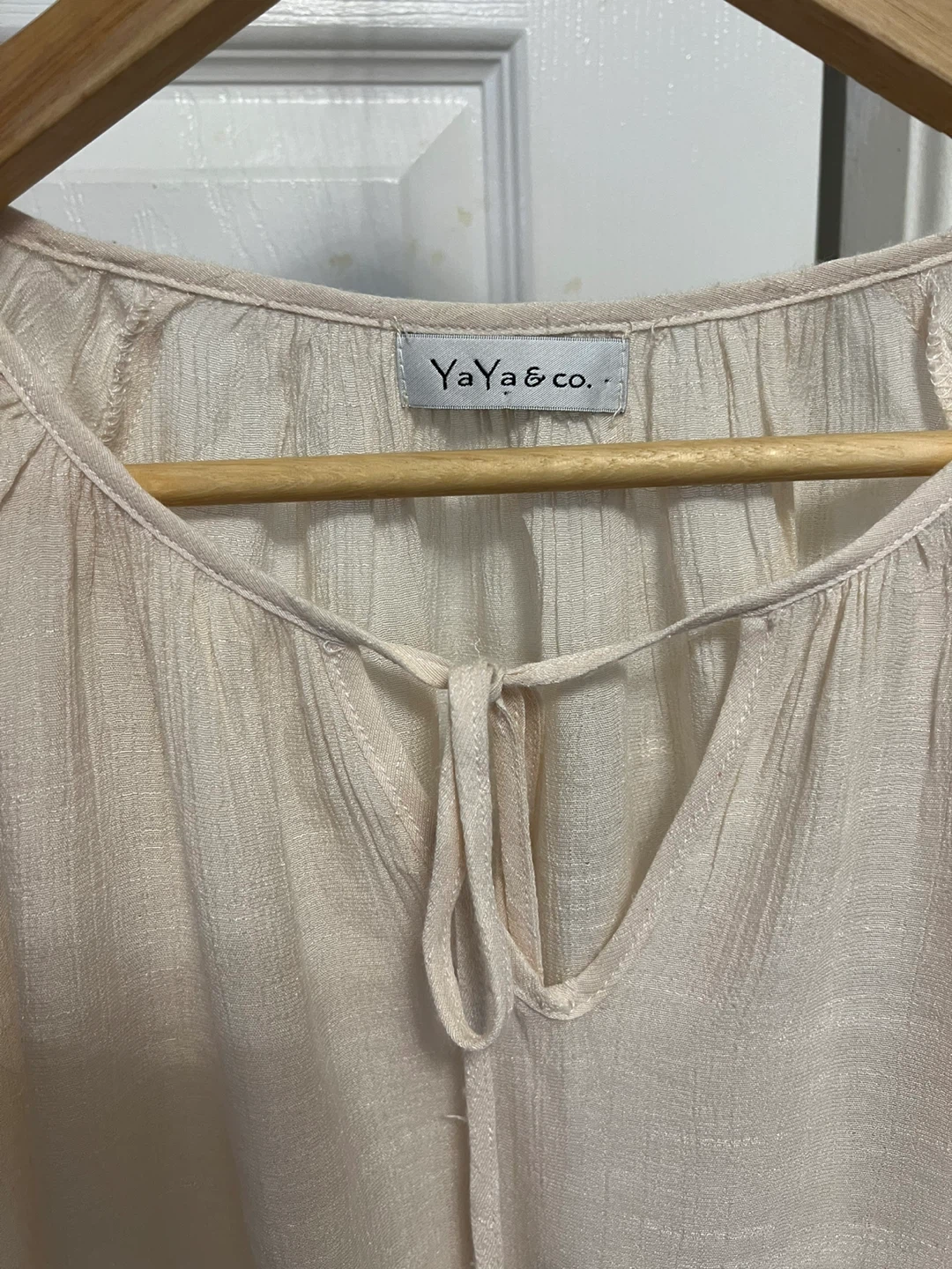 (New) YaYa & Co. Cream Blouse - photo 3