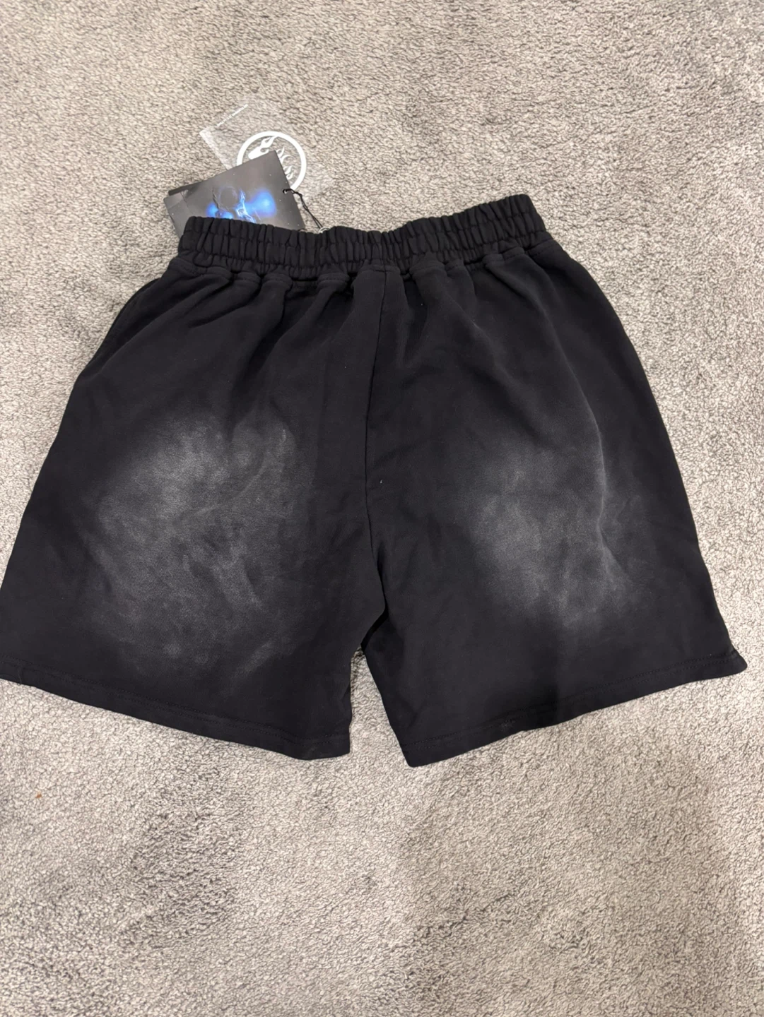 Hellstar Black Graphic Shorts - photo 2
