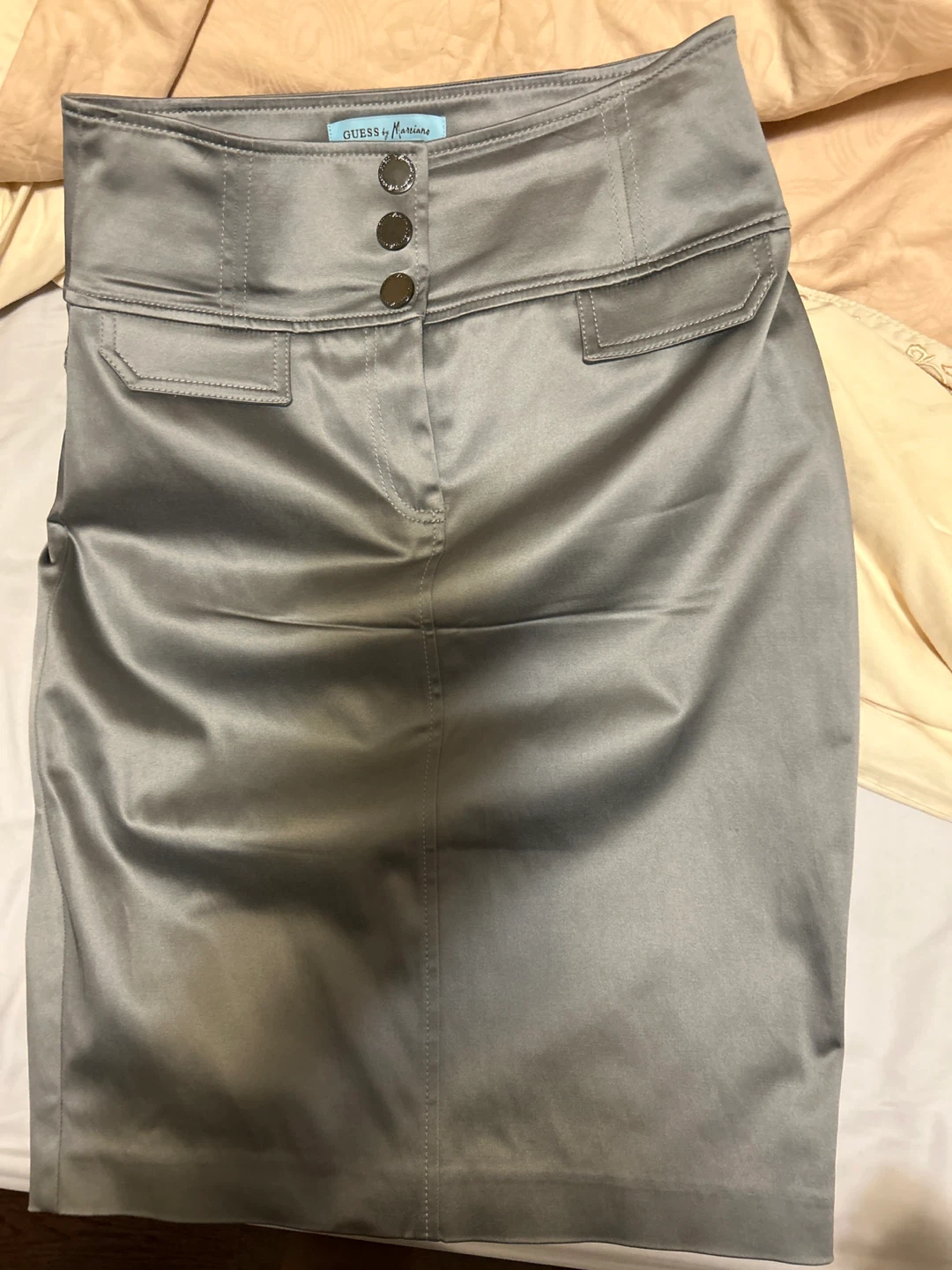 Guess by Marciano Satin Pencil Skirt