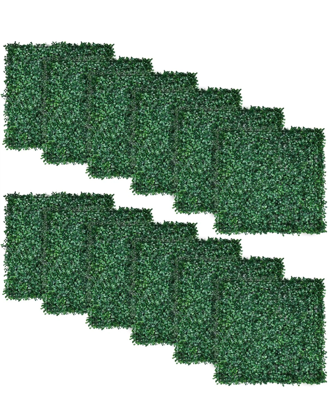 12 Pack Artificial Hedge Panels