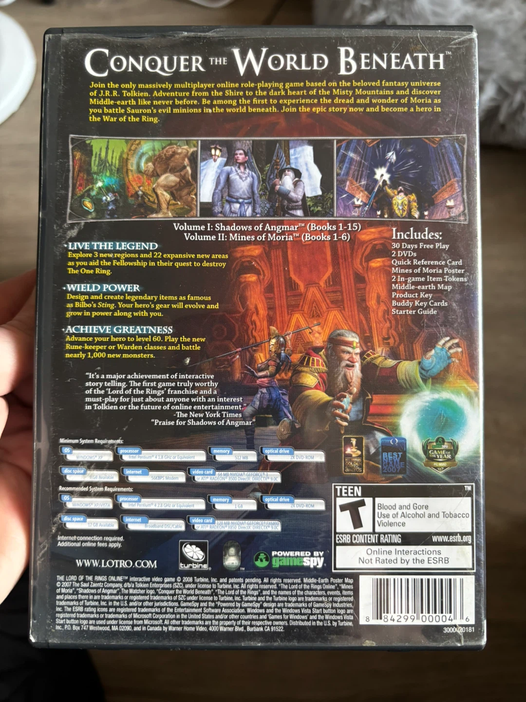 The Lord of the Rings Online Mines of Moria Complete Ed. PC Game - photo 2